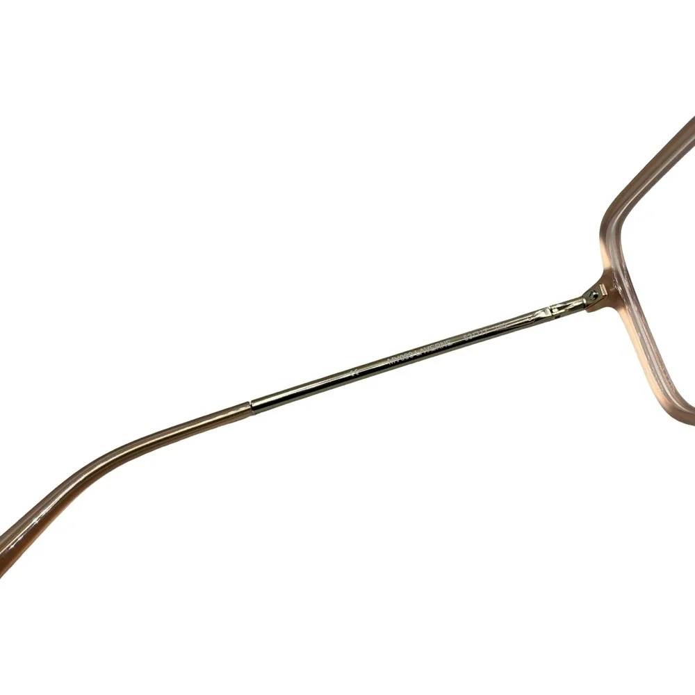 Madewell Laverne Square Eyeglasses MV033 MPINK Pink Gold 53-17-140 NEW